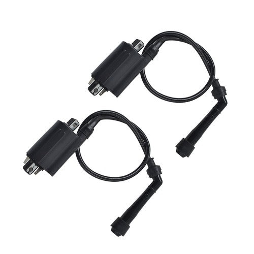 New For Kawasaki EX500 Ninja 500 500R 1987-2009 Set of 2 Ignition Coils