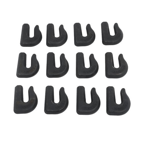 12 Pack 3/8" Weld On Grab Hook 6600lbs Heavy Duty G70 Forged Grab Chain Hooks