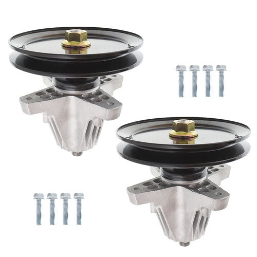 2pc Spindle Assembly For MTD Lt46 LX46 46" Deck 918-06977A 618-06977 618-06977A
