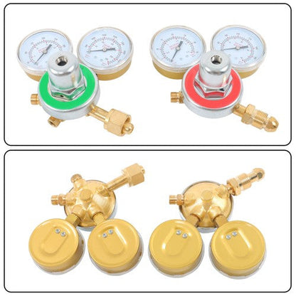 Brass Oxygen Regulator CGA540 + Acetylene Regulator CGA-200 Fit For Victor