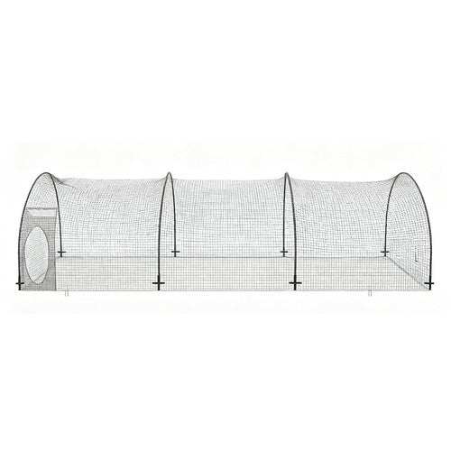 22x12x8 FT Softball Baseball Cage Net and Frame Heavy Duty Pitching Cage