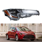 Headlight Replacement Fit For Toyota Corolla 2020-2021 Right Side Lens Halogen