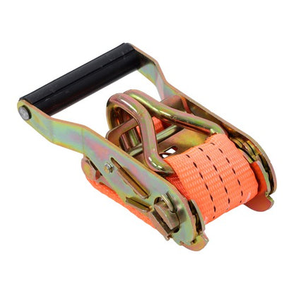 10 Pack 1.5" x 20' 4000lbs Ratchet Straps W/ J Hook Heavy Duty Orange Tie Downs