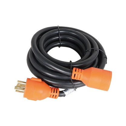RV Extension Power Cord 30Amp 15FT with Cord Organizer NEMA 14-30P to 14-30R