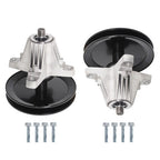 2pc Spindle Assembly For MTD Lt46 LX46 46" Deck 918-06977A 618-06977 618-06977A