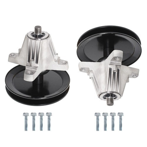 2pc Spindle Assembly For MTD Lt46 LX46 46" Deck 918-06977A 618-06977 618-06977A