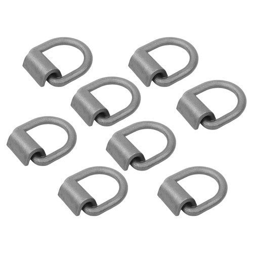 {8 Pack} 5/8" Heavy Duty Weld-On Forged D Ring Fracture Strength 18000 LBS