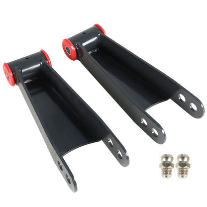 NEW For Chevy Silverado GMC Sierra 2500 3500 2001-2010 3"Rear Drop Shackles Kit