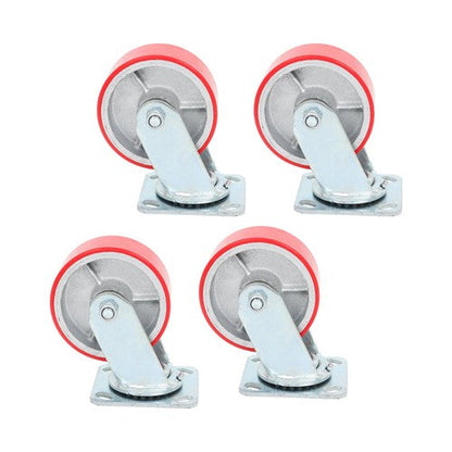 5"X 2" Heavy Duty Casters -Polyurethane Caster with Capacity up to 3200 LBS
