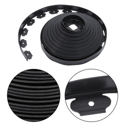 64pcs Anchoring Spik L-shaped 100FT Garden Edge Lawn Grass Stone Isolation Strip