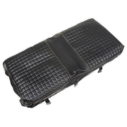 Golf Cart Diamond Seat Cover Kit For Club Car Precedent Seat Cushion Black