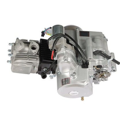 125cc 4 Stroke ATV Engine Motor 3-Speed Semi Auto w/Reverse Electric Start US