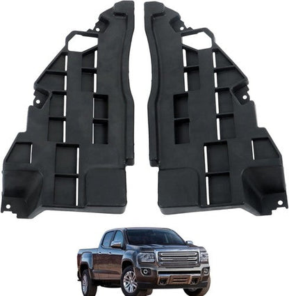 Bumper Trim Set Front Left Right Primed for Chevrolet for Colorado 2015 2020