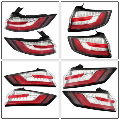 Rear Passenger+Driver Side Tail Lights For Ford Edge SE SEL 2019-2023 Outer Lamp