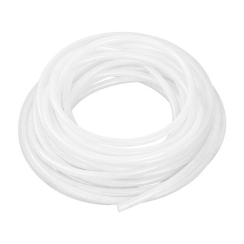 Plastic Vinyl Tubing 50 ft High Pressure Clear Braided Hose 1/4" ID × 7/16" OD