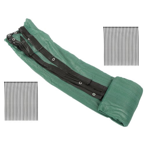 Dark Green 5FT by 50FT Heavy Duty Garden Privacy Fence Barrier Net With Zip Ties