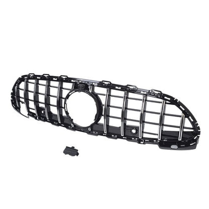 For Mercedes Benz C200 C300 W/AMG Line C43 AMG 2022+ Chrome Front Bumper Grille