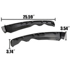 Pair Front Bumper Lower Lip Valance Panel Cover LH RH For 2013-2016 Ford Fusion