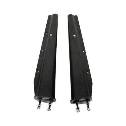2.5" Bolt Spacing 30" Mud Flap Hanger Set Spring Loaded Straight For Semi Trucks