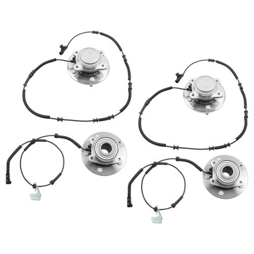 For Chrysler Town & Country 3.6L 2008-2011 4X Front Rear Wheel Hub Bearings FWD