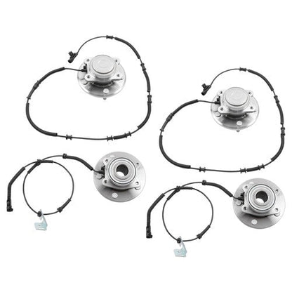 For Chrysler Town & Country 3.6L 2008-2011 4X Front Rear Wheel Hub Bearings FWD