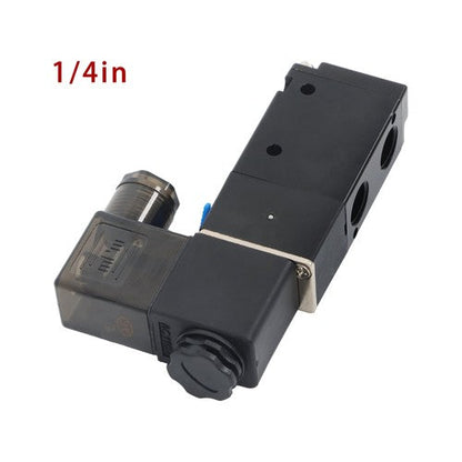 3 Way Normally Closed DC 110V Electric Solenoid Air Valve 1/4" NPT