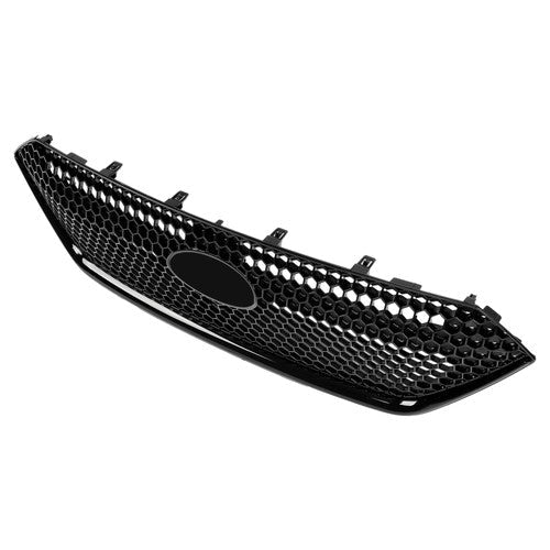 Front Bumper Upper Grille Honeycomb Grill Durable Black For Subaru WRX 2022-2024