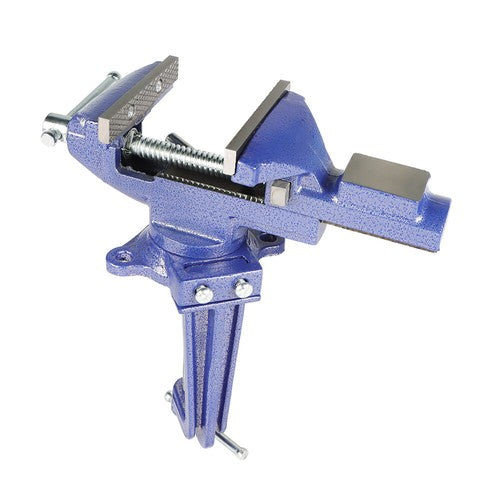 2-In-1 Bench Vise for Workbench 3.2"- Multi-Functional Portable 360° Swivel Base