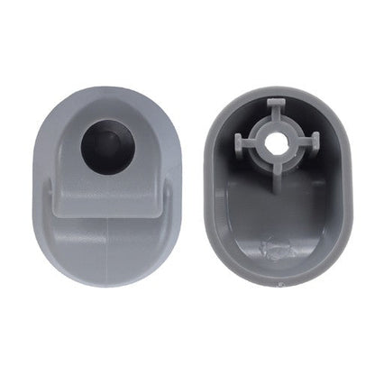 2PCS Gray Sun Visor Clip Set Interior Bone for Kenworth for Peterbilt