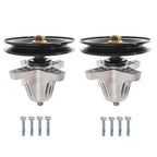 2pc Spindle Assembly For MTD Lt46 LX46 46" Deck 918-06977A 618-06977 618-06977A