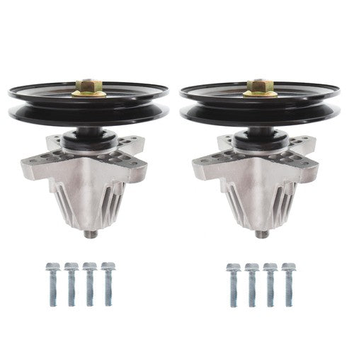 2pc Spindle Assembly For MTD Lt46 LX46 46" Deck 918-06977A 618-06977 618-06977A