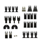 29PCS Universal Wood Metal Oscillating Multitool Quick Release Saw Blades New