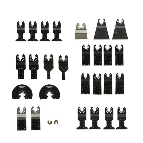 29PCS Universal Wood Metal Oscillating Multitool Quick Release Saw Blades New