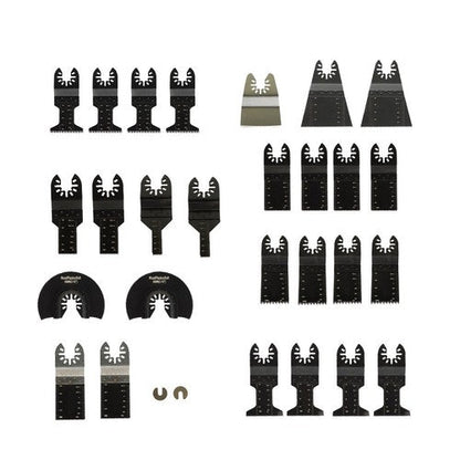 29PCS Universal Wood Metal Oscillating Multitool Quick Release Saw Blades New