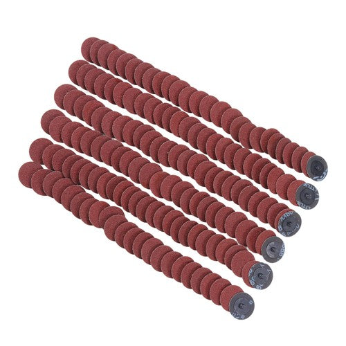 150 Pcs 2 Inch Torque Sanding Discs 60 Grit Roll Lock Die Grinder Sanding Discs