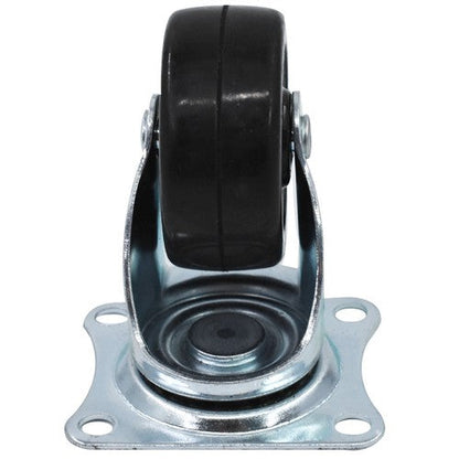 2" Swivel Caster Wheels Rubber Base & Top Plate Bearing Heavy Duty 24 Pack