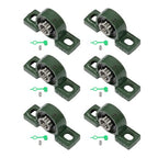 6�� UCP204-12 Pillow Block Mounted Ball Bearing 3/4" Bore Cast Iron Base