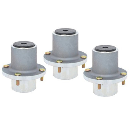 125981 605380 3pcs Blade Spindle For Hustler Fastrak Raptor SDX SD 48" 54" 60"
