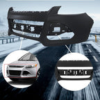 Front Bumper Cover Fascia Fit For 2013-2016 Ford Escape Black Plastic