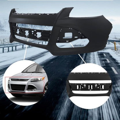 Front Bumper Cover Fascia Fit For 2013-2016 Ford Escape Black Plastic