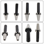 2Pcs High Speed CAT40-ER20 Collet Chucks 6" Gage Length Balanced G2.5/25000RPM