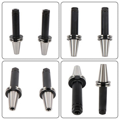 2Pcs High Speed CAT40-ER20 Collet Chucks 6" Gage Length Balanced G2.5/25000RPM