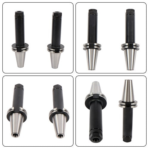 2Pcs High Speed CAT40-ER20 Collet Chucks 6" Gage Length Balanced G2.5/25000RPM