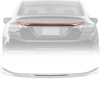 Rear License Garnish Chrome Trim Trunk Molding for 2016 2017 Honda Accord Sedan