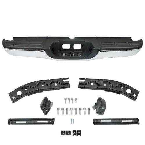 For Toyota Tundra 2000-2005 2006 Complete Steel Rear Step Bumper Assembly Chrome