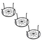 3PCS Plant Stand for Flower Pot Potted Holder Indoor Outdoor Metal 9in