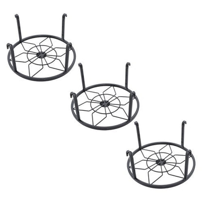 3PCS Plant Stand for Flower Pot Potted Holder Indoor Outdoor Metal 9in