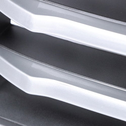 For Subaru Forester 2006-2008 Plastic Front Bumper Upper Grille w/ Silver Trim