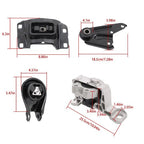 4pcs Motor & Trans Mounts Set A4402 A4404 A4405 A4418 For Mazda 3 2.0L 2004-2009