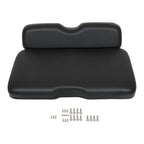 Golf Black Front Seat Cushion Set For E-Z-GO RXV, Freedom RXV 2008-Up Models